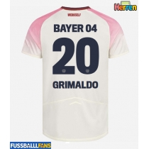 Bayer Leverkusen Alejandro Grimaldo #20 Auswärtstrikot 2025-26 Kurzarm